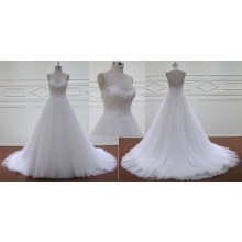 Eine Linie Braut Hochzeit Ballkleid Brautkleid