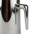 Cafetière à double paroi en acier inoxydable avec fini miroir