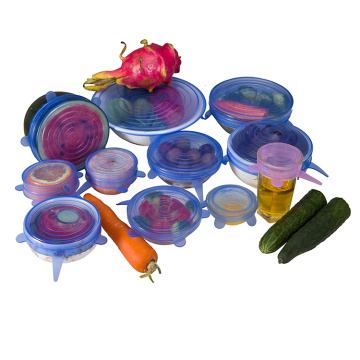 6pcs Reusable food Cover Silicone Stretch Lids