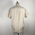 men's grid casual shirt environmental design shirt