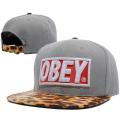 obéir coton réglable snapback chapeaux et casquettes de marque hip pop casquette de baseball pour chapeau de soleil de mode hommes