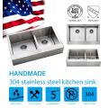 High-quality Stainless Steel 304 Apron Front Kitchen Sink