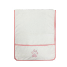 Serviette de bain de chat de chien en microfibre grand petit petit petit