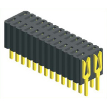 Conector de linha dupla de cabeçalho de 1,27 x 2,54 mm