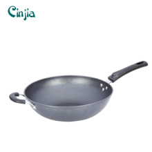 Cocina de alta calidad Acero al carbono No-Stick Cookware Wok