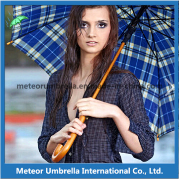 Fashion Wooden Auto Open Golf Patio Umbrella for Outdoor