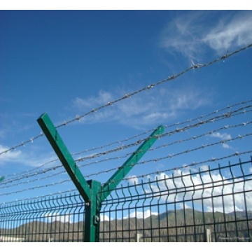 Professional PVC coated welded airport fence