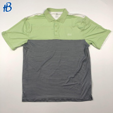 green black white threads printed polo shirt