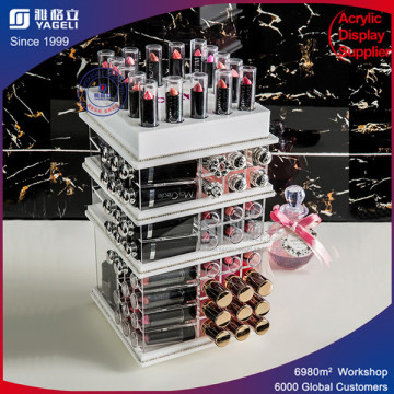 Fashionable Clear Acrylic Lipstick Display