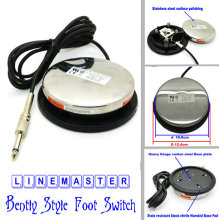 Interruptor de pie de acero inoxidable LINEMASTER Premier Tattoo