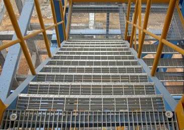 stair tread construction site