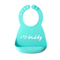 Silicone Baby Drool Bib Bandana Bibs Easily Clean