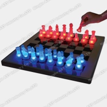 Jeu d&#39;échecs avec LED, Jeu d&#39;échecs avec LED Glow, Jeu d&#39;échecs, Jeu d&#39;échecs en verre