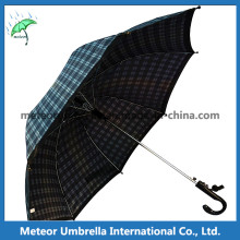 Mens Cool Sport Black Grid Golf Umbrella para venda