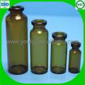 Amber röhrenförmige Glasflasche