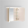 Modern Plywood Bathroom Mirror Cabinet with LED Lighted