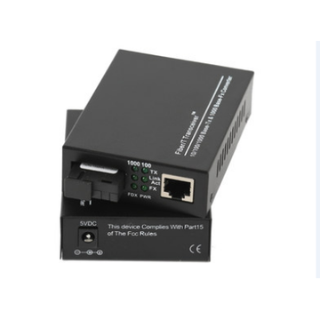 Ethernet Fiber Adapter To Copper Single Media Converter