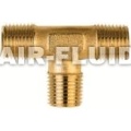 BSP Male-Male-Male Tee Nickel Plated Brass Fittings