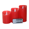 Machine Make White Flameless Scented Candle