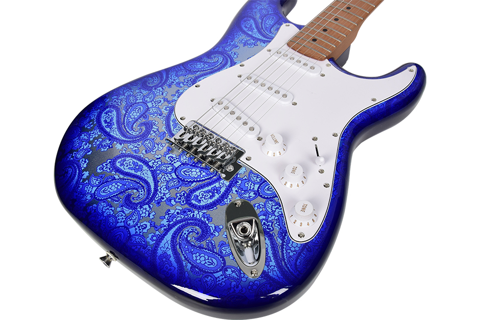 Kaysen guitar KST-218, electric guitar Paisley Sticker (5) Kaysen guitar KST-218, electric guitar Paisley Sticker (5)
