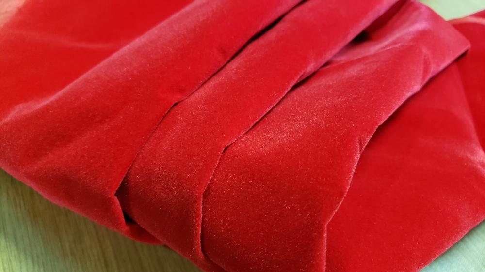 Red Flocking Fabric Red Flocking Fabric