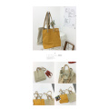 Simple hand art canvas bags shoulder shoulder bag