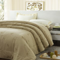 Super microfibra tacto sólido impreso Comforter Set