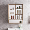 Wooden Vanity Wall Mirror Cabinet Hanging with Mirror