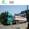 10-Tube Skid Container Semi-Trailer for CNG Transportaion