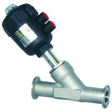 Valve de siège d&#39;angle en acier inoxydable sanitaire en acier inoxydable