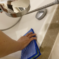 Esponja de microfibra para lavar platos de baño