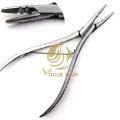 Micro ring hair pliers for hair extensions