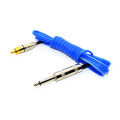 Professionelles weiches Silikon RCA Tattoo Clip Cord für Tattoo Maschine Blau