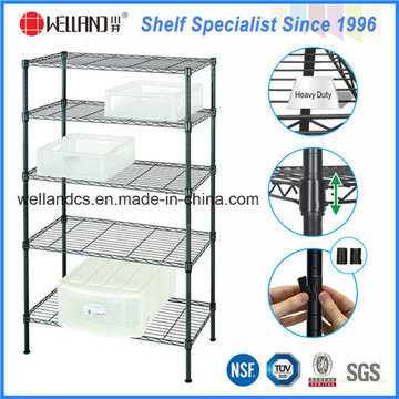 High Quality Epoxy 5 Tiers Light Duty Steel Storage Rack