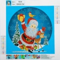 Pintura en forma de diamante de cristal en forma de Pantalla de Santa Claus