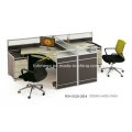 2 Seats Workstatin Office Desk Partition Foh-Ss18-2828