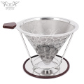 Pour Over Coffee Filter Reusable Cone Filter