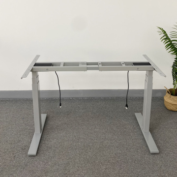 Mesa de altura ajustável elétrica com bandeja de teclado