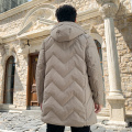 Custom men's casual warm outdoor down jacket