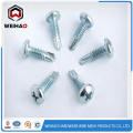 Zinc plated hex head self drilling screw