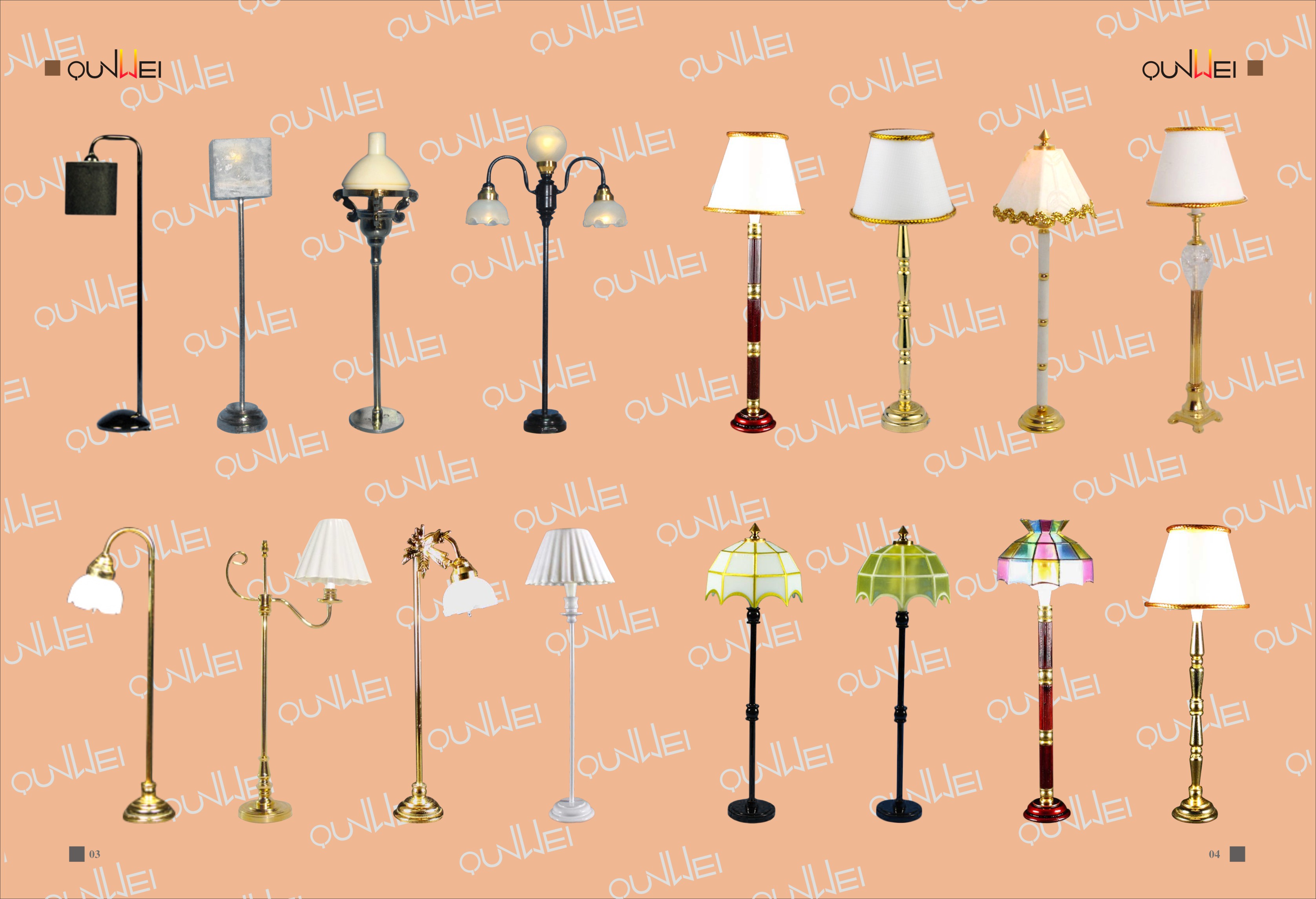 Dollhosue Floor Lamp