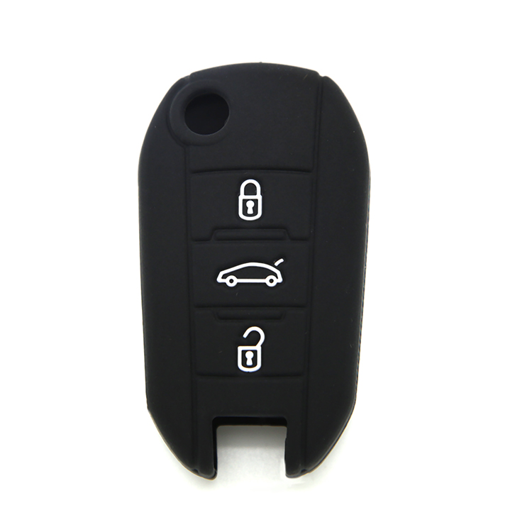  Peogeot silicone car key case 