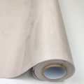 Good Stretchable Beige Suede Velvet Fabric Vinyl Wrap