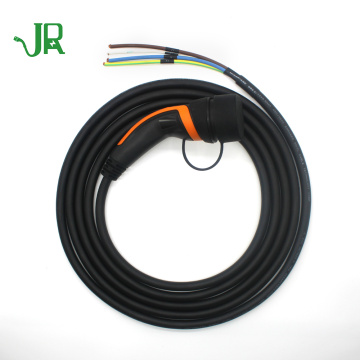 Three Phase Type2 16A Type2 EV Tethered Cable