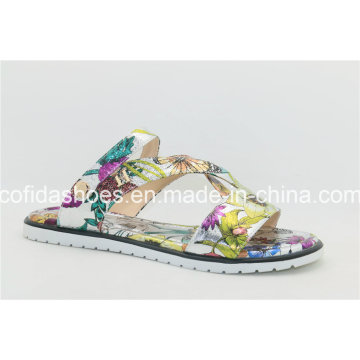 2017ss Fashion Colorful Lady Flat Sandal