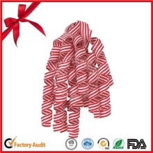 Teste padrão de tiragem Curling Ribbon Bow para arco decorativo de Natal