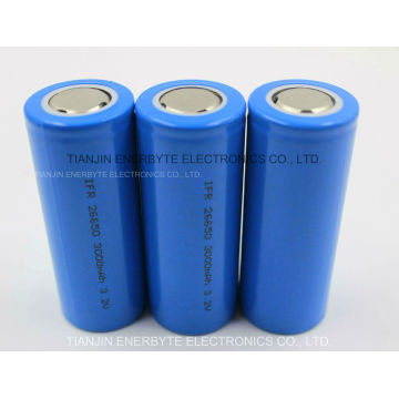 Batería LiFePO4 LFP 26650 3.2V 3000mAh Alta Potencia