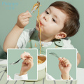 Portable Baby Spoon And Fork BpaFree Happiness Dinnerware