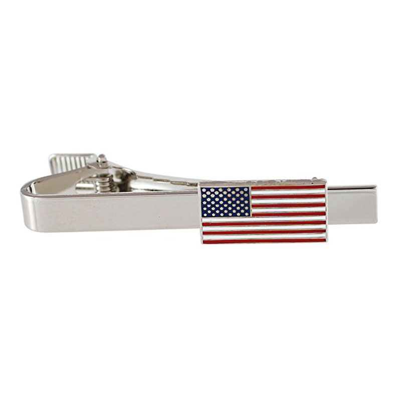 Official American Flag Tie Bar