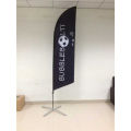 100% Polyester Swooper benutzerdefinierte Feder Banner Fahnen